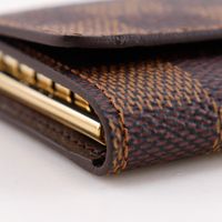 루이비통 LOUIS VUITTON 뮐티클레 6 키 케이스 N62630 다미에 캔버스 2001년 차 CT0091 스냅 버튼 Multicles6 유니섹스【중고】