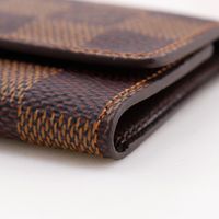 루이비통 LOUIS VUITTON 뮐티클레 6 키 케이스 N62630 다미에 캔버스 2001년 차 CT0091 스냅 버튼 Multicles6 유니섹스【중고】