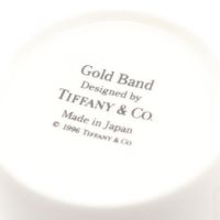 【중고 2 손】 티파니 TIFFANY & CO 식기 골드 밴드 티컵 & 접시 2 손님 세트 기타 컵 세트 유니섹스 Used A
