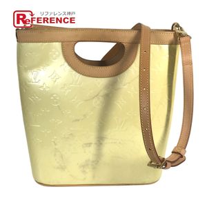 LOUIS VUITTON VI0055 모노그램 베르니 스틸우드 벨티칼 핸드백