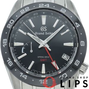 Seiko Grand Grand Seiko Spring Drive GMT 40.5mm Sports Collection SBGE253/9R66-0BB0 Includes Box and Warranty Card. Stainless Steel Men's Watch, Black. Excellent Condition. [Brand New]