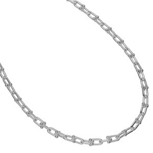 สร้อยคอ Tiffany & Co. รุ่น Hardware Small Link ทำจากเงินสเตอร์ลิง 925 น้ำหนักประมาณ 42.4 กรัม สำหรับผู้หญิง [มือสอง]