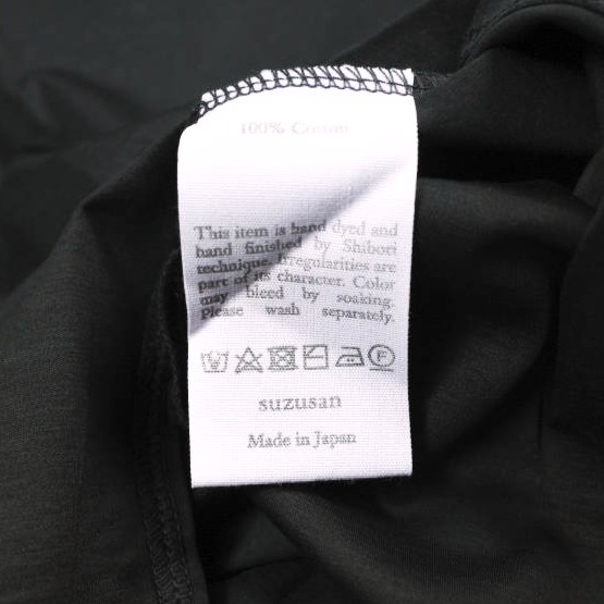 suzusan スズサン 22SS 日本製 SILKY COTTON ELBOW SLEEVE T-SHIRT suzusan スズサン 22SS 日本製 SILKY COTTON ELBOW SLEEVE T-SHIRT