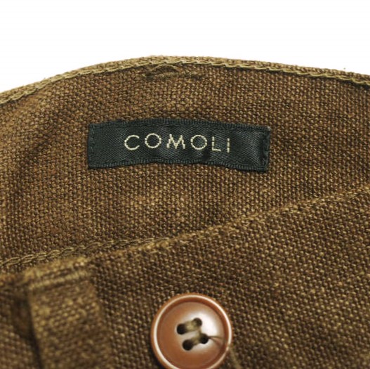COMOLI コモリ 22SS 日本製 ヘンプダック ペインターパンツ V01-03011 3 BROWN ダブルニー ボトムス【中古】【COMOLI】 COMOLI コモリ 22SS 日本製 ヘンプダック ペインターパンツ V01-03011