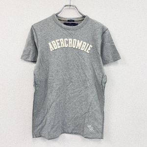 Abercrombie & Fitch short-sleeved T-shirt, gray, size M, used.
