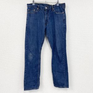 Levi's 514 denim pants/jeans, zip fly, indigo, size W34, vintage