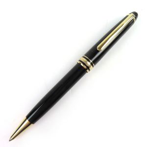 全新 △MONTBLANCMeisterstück Classic Pix 白色星形旋轉原子筆，黑金配色，原裝盒及筆套，德國製造，男士款，書寫流暢，強烈推薦 ◎