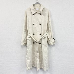 KBF Double Trench Coat, Beige, One Size, Used
