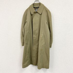 Aquascutum trench coat, concealed placket, beige, vintage.