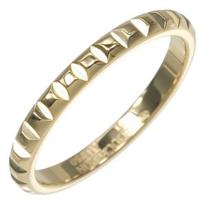 Boucheron Quatre Clos de Paris Medium Ring, Size 20, K18 Yellow Gold, Approx. 4.1g, Men's [Used]