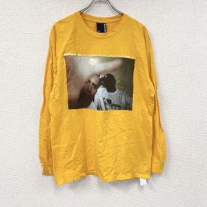 OFFSAFETY (Off Safety) Eminem, Dr. Dre, Paul Chan long-sleeved T-shirt/long-sleeve shirt, yellow, size L, used.