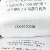 未使用品☆GUCCI グッチ 22SS 672399 コットン ロゴ入り クロップド 長袖 カットソー トップス ブラウン XXS イタリア製 正規品 レディース 箱付き GUCCI - 未使用品☆GUCCI グッチ 22SS 672399 コットン ロゴ入り