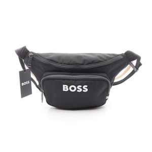 【중고 2 손】 보스 BOSS 웨스트 백 보디 백 50511938 블랙 나일론 보디 백 남성 신품