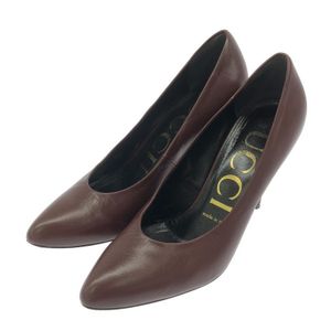 [Used, Grade B] Gucci Pumps, RED Leather Pumps, Women's Pumps