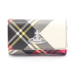 [Pre-owned] Vivienne Westwood Key Case, Orb design, 51020001S0012O101, New Exhibition, PVC coated canvas key case, women's.