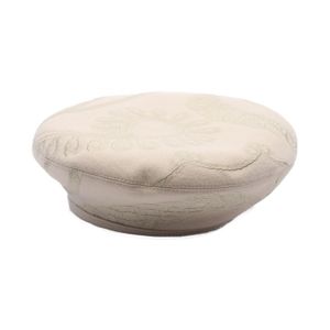 [Used, Second-hand] Hermes Saint-Honoré en Finesse Sellier Beige Wool Beret, Women's, Used A