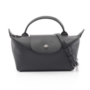 [มือสอง] กระเป๋าถือ Longchamp Le Pliage Xtra XS หนังสีดำ ทรงกระเป๋าเล็ก รุ่น 34205987001 สำหรับผู้หญิง