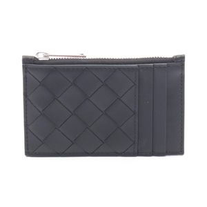 [Pre-owned] Bottega BOTTEGA VENETA Coin Case, Intrecciato, 755985VCPQ38803, Black Leather, Intrecciato Coin Case, Unisex, Brand New