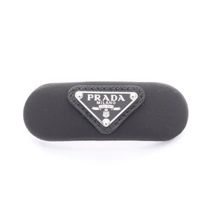 [Pre-owned] Prada PRADA Re-Nylon Hair Clip 1IF1292DMIF0002 Black Stainless Steel Re-Nylon Hair Clip Women's New
