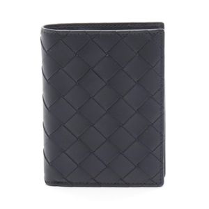 [Pre-owned] Bottega Veneta BOTTEGA VENETA Billfold Wallet 742143VCPQ48803 Black Leather Bi-fold Wallet Men's Brand New