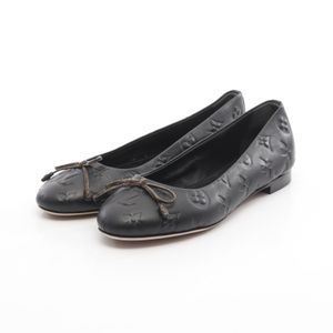 [Used, Second-hand] LOUIS VUITTON Nina Line Leather Ballerina Pumps for Women, Used A
