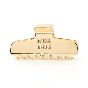 [Pre-owned] Miu Miu 5IF2182DTUF0056 Gold GP (Gold Plated) Hair Clip for Women - Brand New