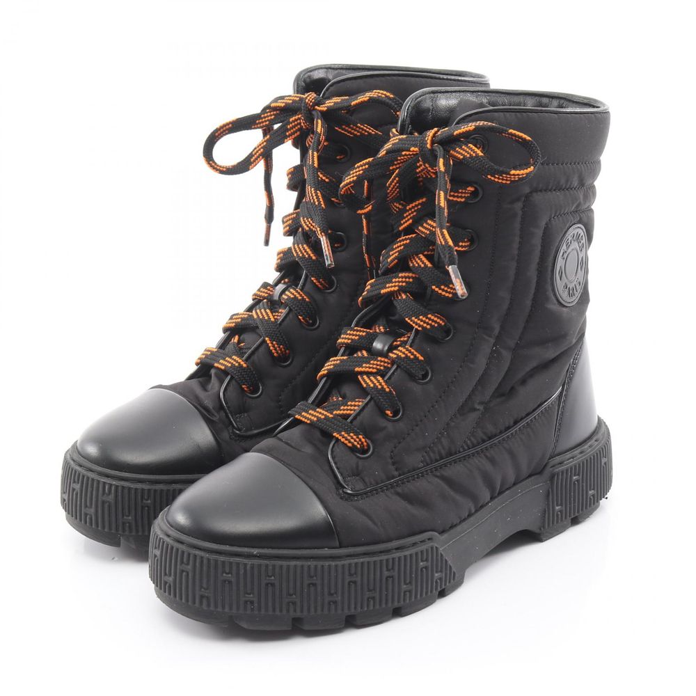 [Used, Second-hand] Hermes HERMES Boots Fresh Short Nylon Leather Boots ...