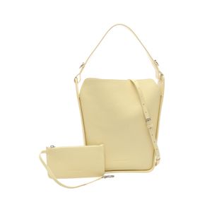 【중고 2 손】 발렌시아가 BALENCIAGA 토트 백 TOOL2.0 툴 스몰 노스 사우스 669920 파스텔 옐로우 가죽 노스 사우스 숄더백 레이디스