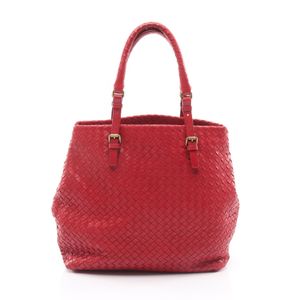【중고 2 손】 보테가 베네타 BOTTEGA VENETA 토트 백 인트레 차트 179635 RED 인트레 차트 토트 백 여성 Used B