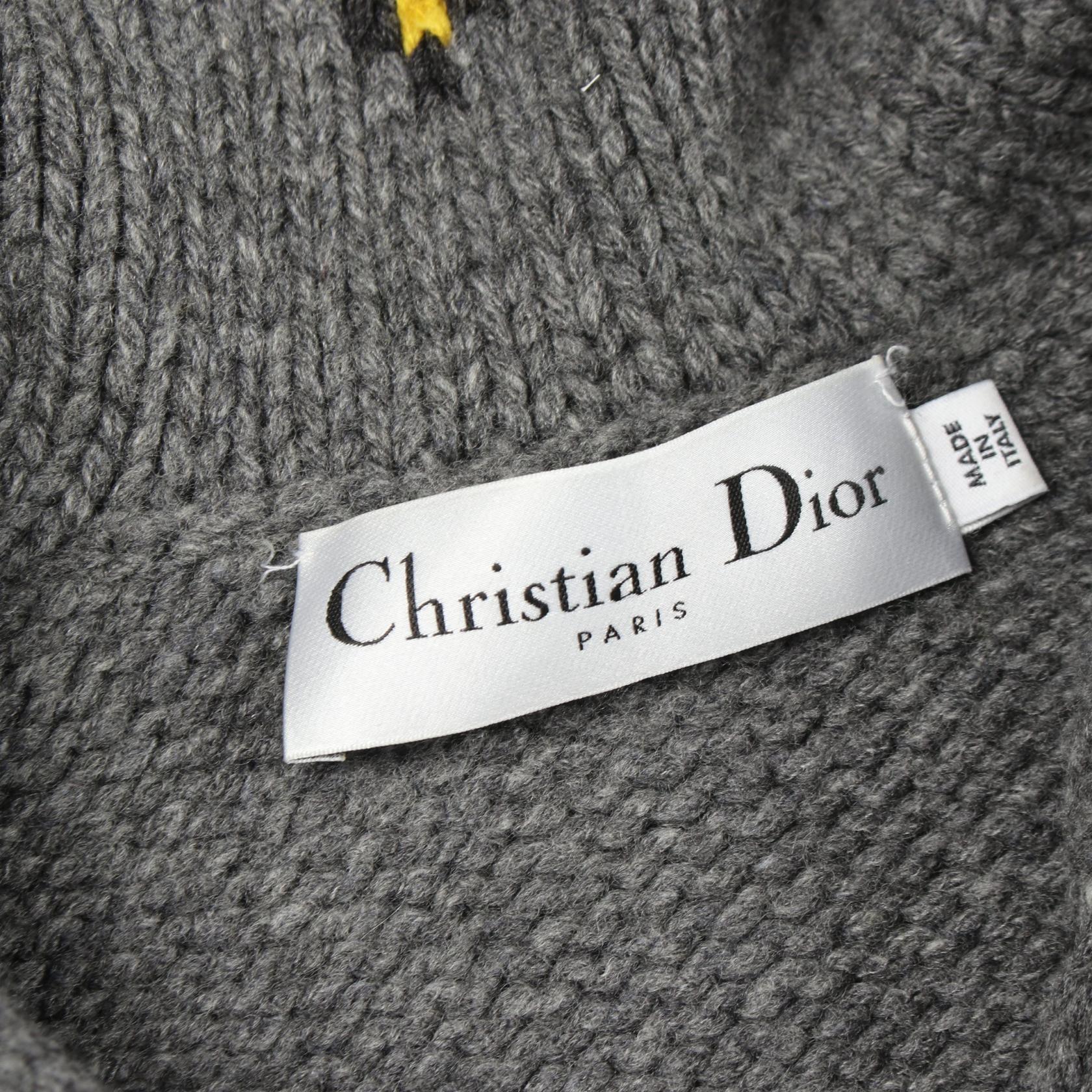 中古】 ディオール Dior カーディガン 22AW セーラーカラー スター