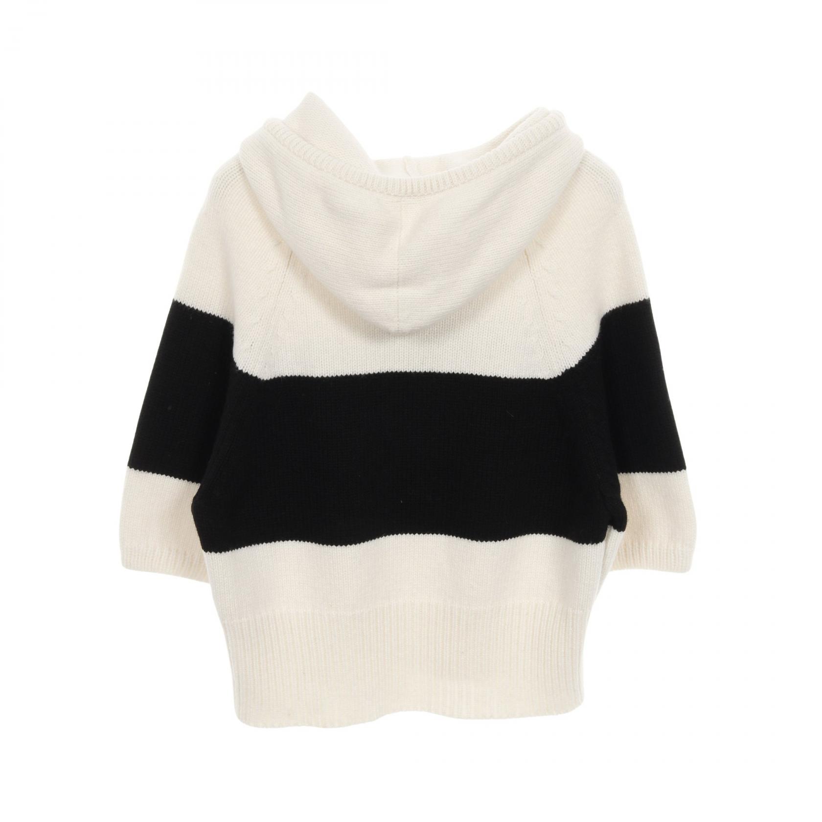 ディオール Dior 半袖 ニット 衣料品 トップス ウール カシミヤ レディース ホワイト系 / ブラック系 254S56AM121 【中古】 ディオール(Dior)ディオール 半袖 ニット 衣料品 トップス レディース