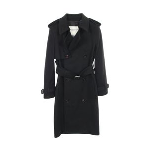 [Pre-owned] Burberry Trench Coat, Black Cashmere, Men's, Unused