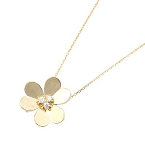 [Pre-owned] Van Cleef & Arpels Frivole Clip Necklace, Very Large Model, 3PD Necklace, VCARP2DW00, Neck Circumference 82.5/90cm, K18 (Yellow Gold)