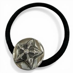 Excellent condition ▼ CHROME HEARTS Chrome Hearts 925 Star Button Hair Tie Hair Accessory Silver Weight 16.4g Men's Women's