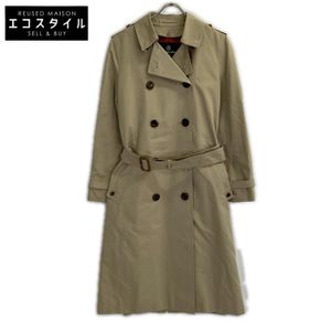 Aquascutum 1253521-81 Beige Lined Trench Coat 6F [Used]
