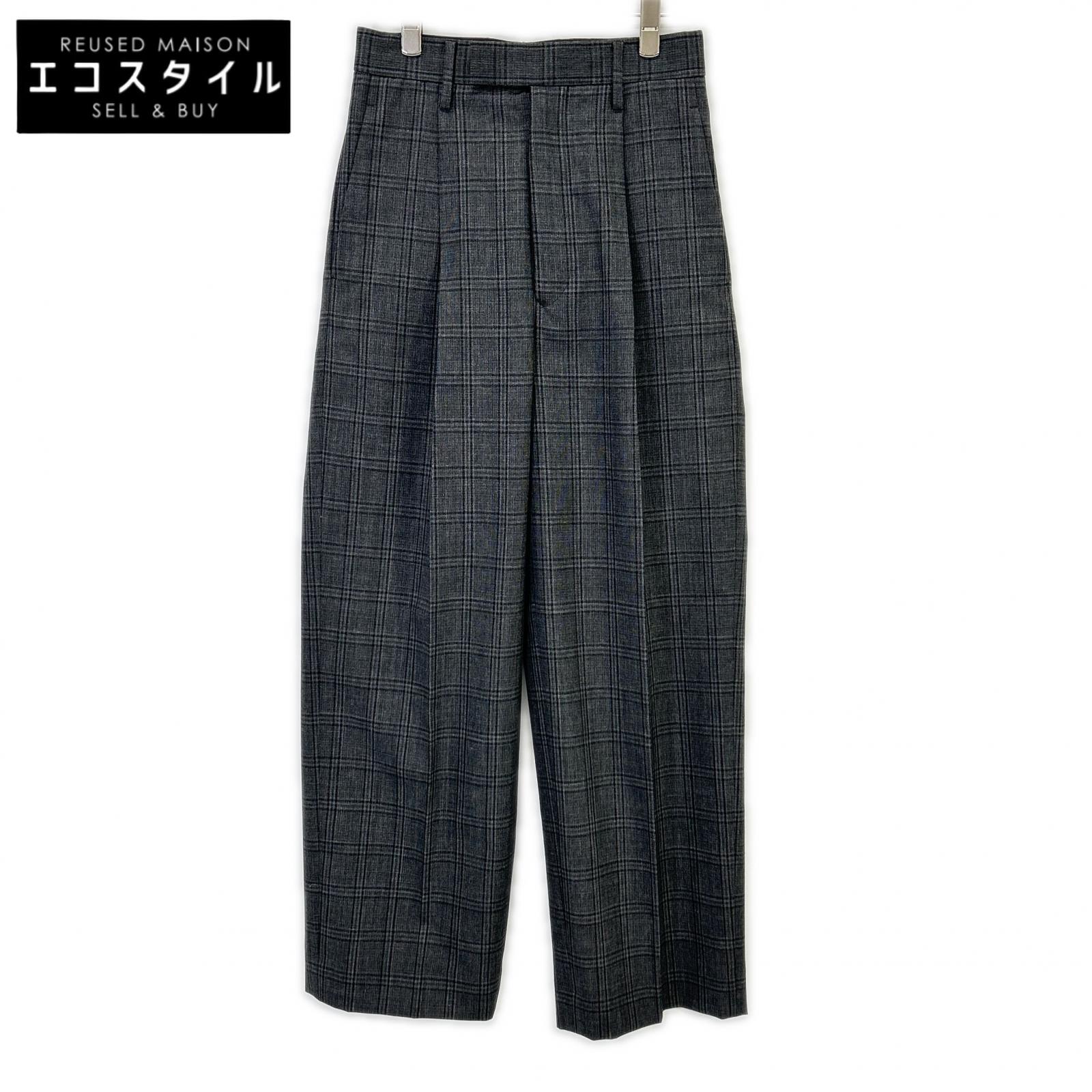 Auralee 2024 Bluefaced Wool Check Slacks 1 [Used] | 日本二手精品