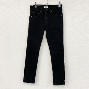 Levi's DENIZEN Black Denim Pants/Jeans, Zip Fly, Black, Size W28, Vintage