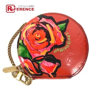 LOUIS VUITTON SP0099 Monogram Vernis Rose Portemonnaie Chapeau Coin Case