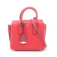 [Pre-owned] MCM MINI MILLA 2-Way Handbag, RED Leather, Women's, Used A ...