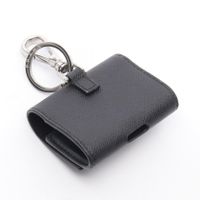 【중고 두 손】 프라다 PRADA 휴대폰・스마트폰 액세서리 트라이앵글 로고 AirPods 케이스 2TT106 블랙 사피아노 레더 트라이앵글 로고 AirPods 케이스
