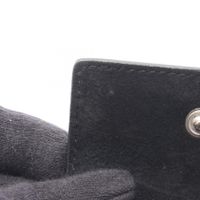 【중고 두 손】 프라다 PRADA 휴대폰・스마트폰 액세서리 트라이앵글 로고 AirPods 케이스 2TT106 블랙 사피아노 레더 트라이앵글 로고 AirPods 케이스