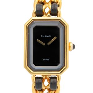 [มือสอง] นาฬิกา Chanel CHANEL รุ่น Premiere M H0001 สีดำชุบทอง (Gold Plated) สายหนัง รุ่น Premiere M สำหรับผู้หญิง สภาพใช้งานแล้ว