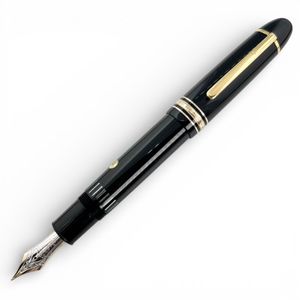 良品▲MONTBLANC モンブラン マイスターシュテュック 149 ペン先14C Mニブ ホワイトスター 万年筆 ブラック ゴールド ドイツ製 メンズ