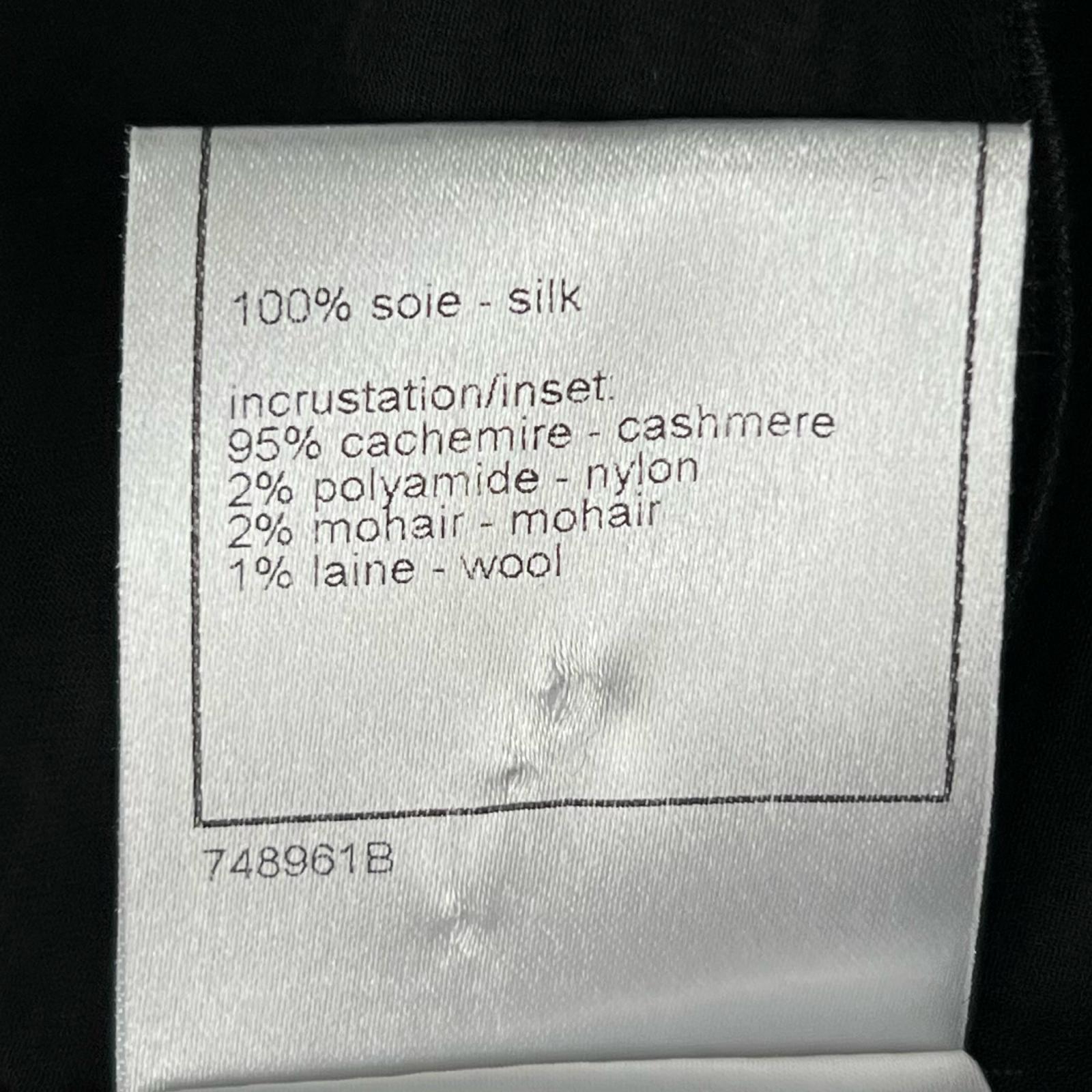 極美品▲CHANEL シャネル 06C P27709 シルク100％ ココマーク キャミソール シャツ アンサンブル ブラック 34 フランス製 レディース CHANEL - 極美品△CHANEL シャネル 06C P27709 シルク100％ ココマーク