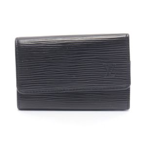 [Used, Second-hand] Louis Vuitton LOUIS VUITTON Key Case Multicles 6 Epi Noir M63812 Noir Leather Multicles 6 Women's Used B