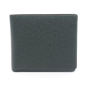[Pre-owned] Louis LOUIS VUITTON Portefeuille Cartes Crédit Taiga Epicea M30464 Epicea Leather Men's Wallet