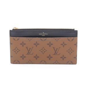 [Pre-owned, Used] LOUIS VUITTON Slim Purse, Monogram Reverse, M80390, Leather, Slim Purse, Women's, Used B