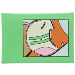 Unused Hermes Calvi Duo Selle en Desordres Swift Vert Comice Silver Hardware B Stamp (2023) Coin Case Wallet Green 1702 [Used] HERMES