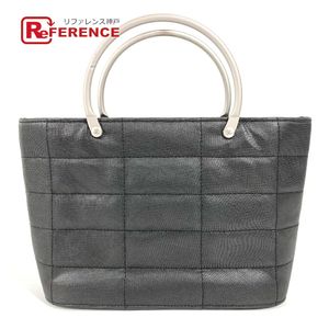 CHANEL 5471362 Metal Handle Chocolate Bar Handbag
