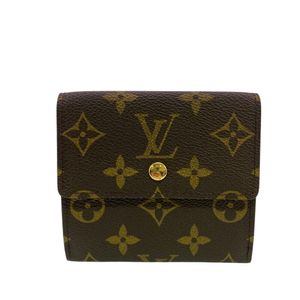 [มือสอง] LOUIS VUITTON Louis Vuitton Porte Monnaie Billet Carte Credit Monogram Tri-fold Wallet Wallet Brand Coin Purse Billfold Brown